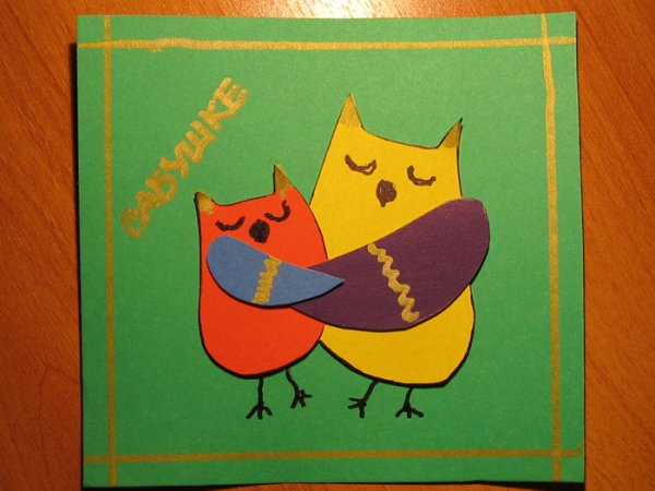 Аппликация ко Дню матери