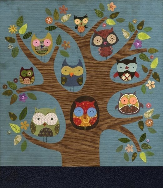 Панно Сова из фетра