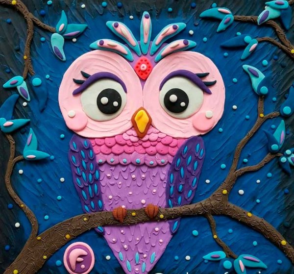 Картины из пластилина