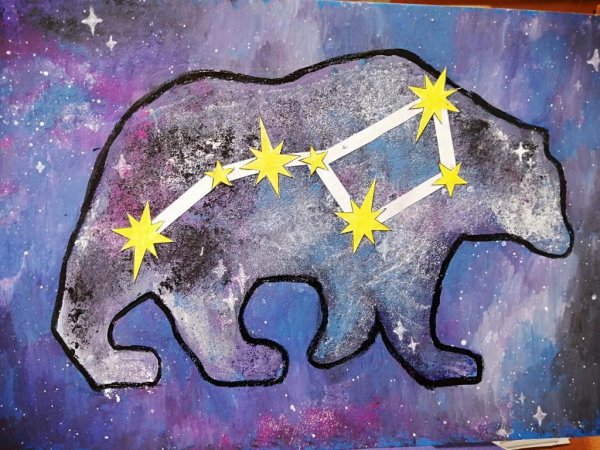 Модель созвездия медведицы