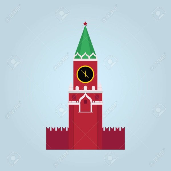 Спасская башня кремлярисоаание