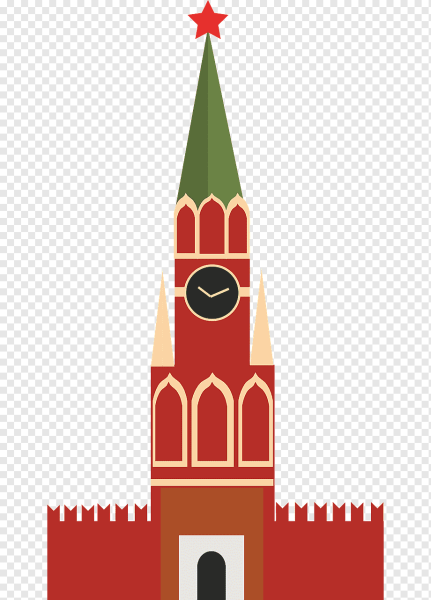 Спасская башня Кремля вектор