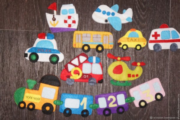 Машинка (из фетра)