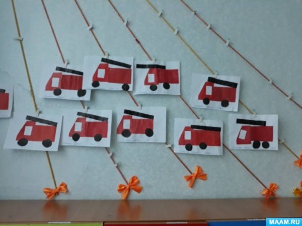 Аппликация по теме транспорт