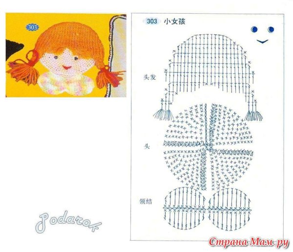 Вязаные аппликации