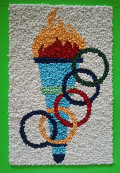 Аппликация на спортивную тему