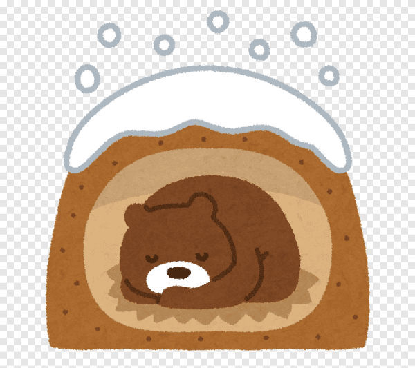 Мишка в берлоге