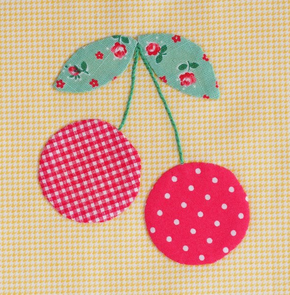 Аппликация вишня для детей