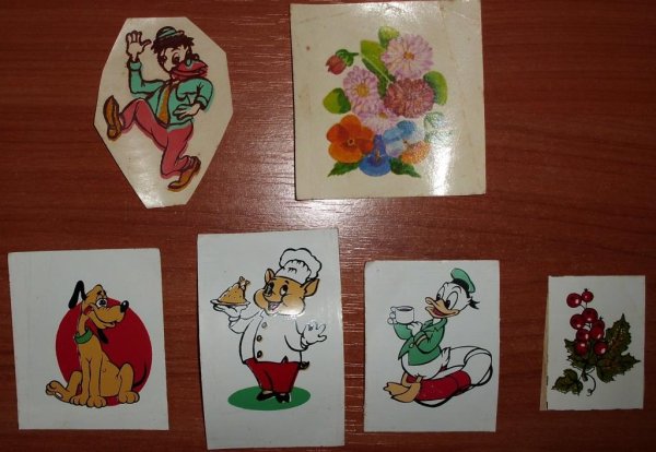 Наклейки переводилки СССР