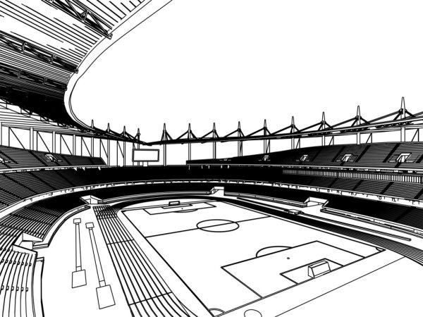 Стадион силуэт