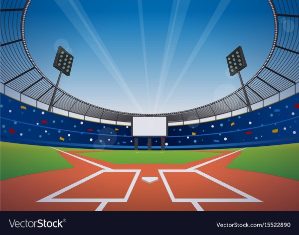 Футбольный стадион мультяшный