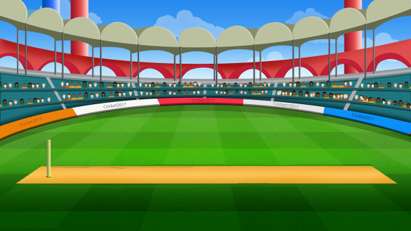 Фон стадиона мультяшный