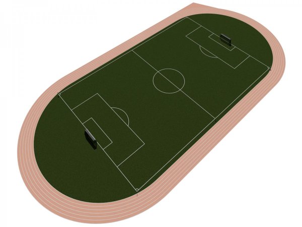 Проект спортивная площадка с футбольным полем