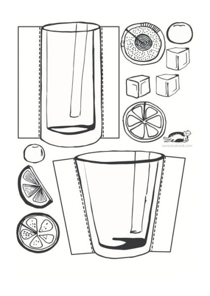 Коктейль поделка для детей