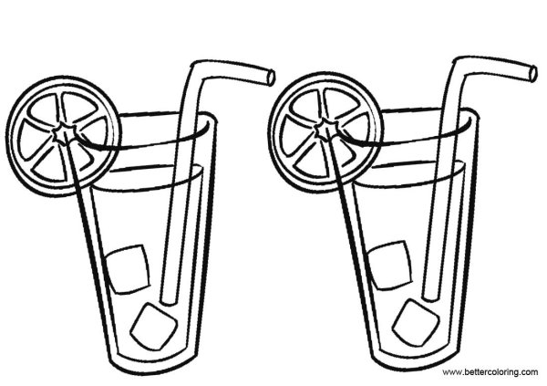 Лимонад для раскрашивания