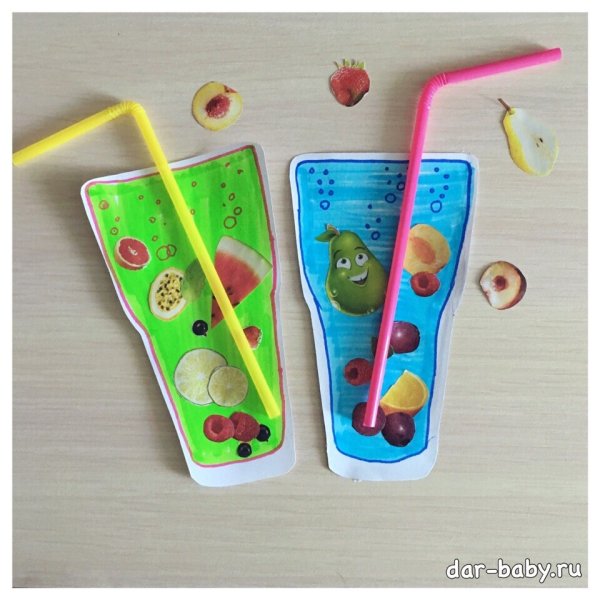 Поделка летний коктейль