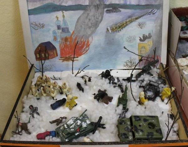 Поделка к Сталинградской битве в садик