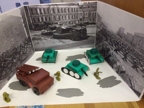 Сталинградская битва дом Павлова макет