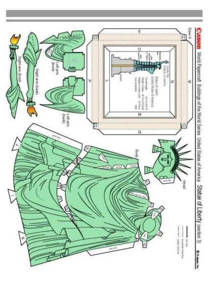Макет статуи свободы