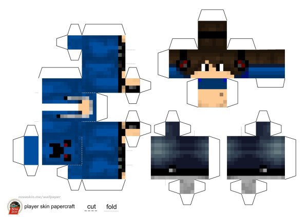 Объемные фигурки из МАЙНКРАФТА