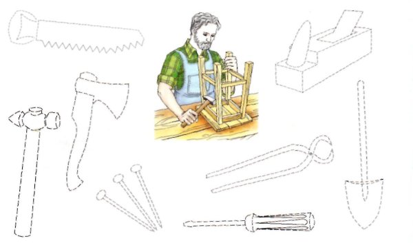 Инструменты задания для дошкольников