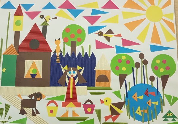 Рисунок из геометрических фигур