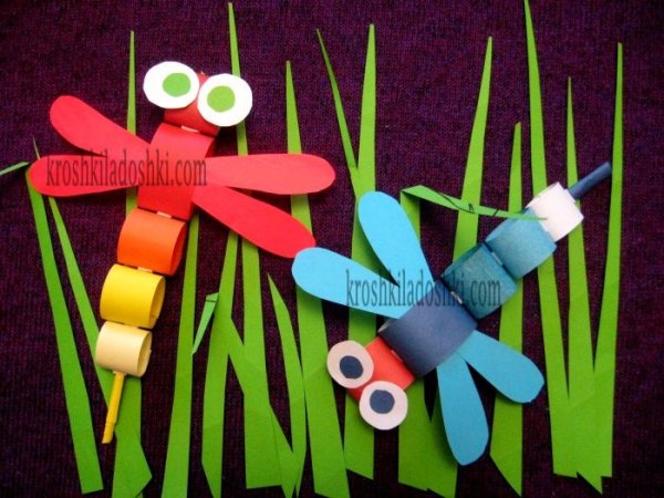 Объемная аппликация Стрекоза