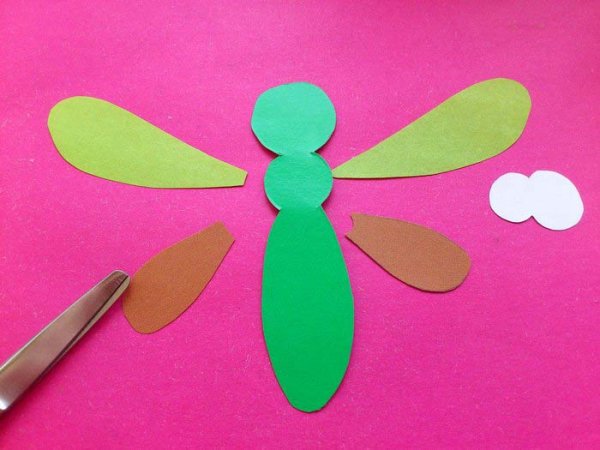 Насекомые из цветной бумаги