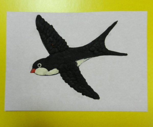 Аппликация в старшей группе на тему перелетные птицы Ласточка