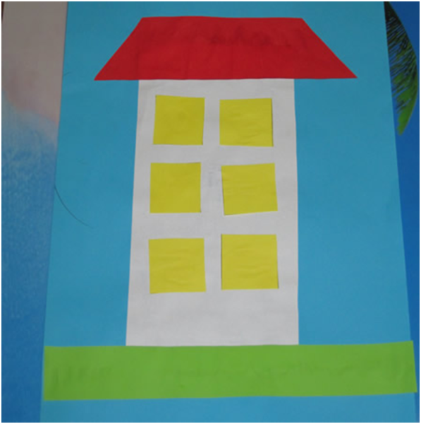 Аппликация дом