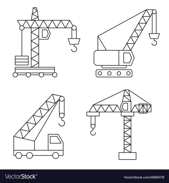 Кран рисунок для детей