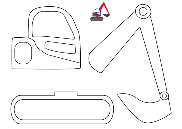 Машинка из фетра выкройка