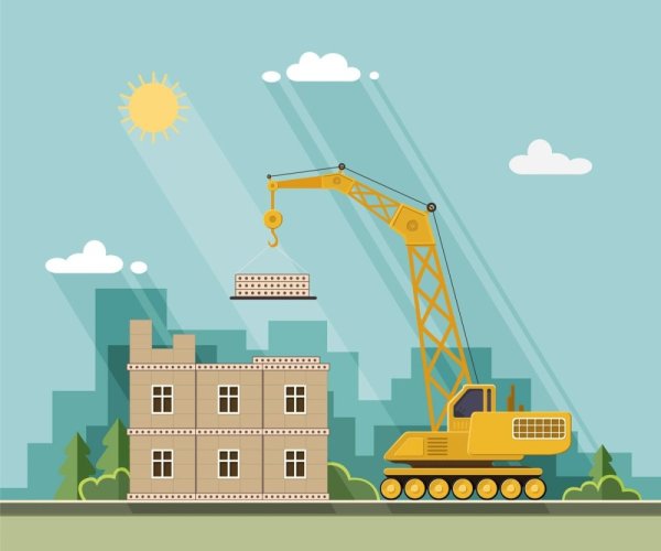 Стройка мультяшная