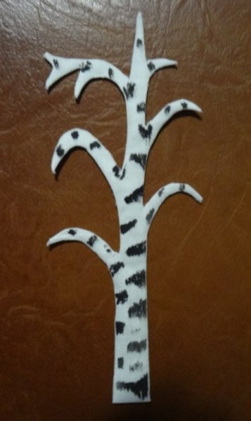 Ствол дерева для аппликации