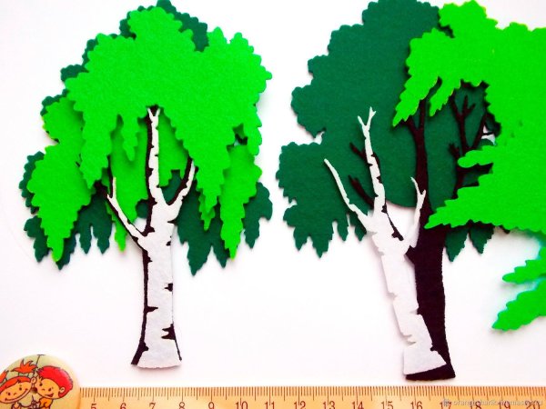 Аппликация дерево