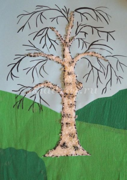 Поделка береза