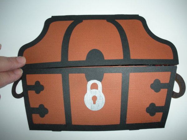 Сундук из бумаги для детей