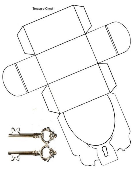 Развертка сундучка