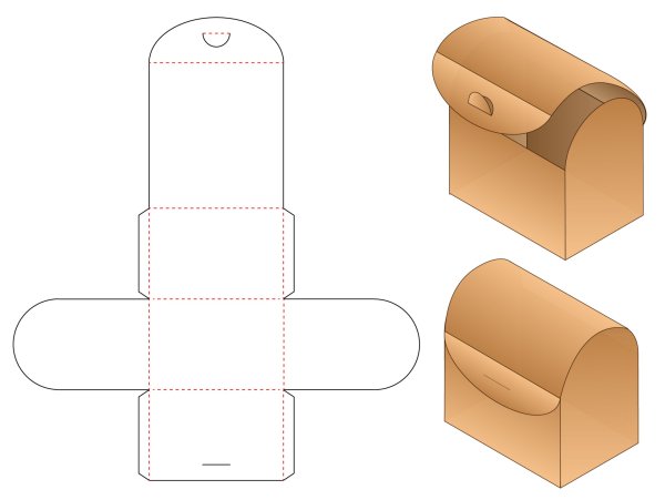 Коробка 510х180х910 развертка