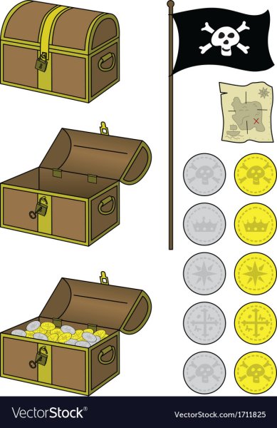 Пиратский сундук из картона