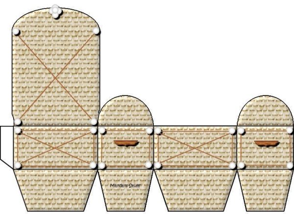 Сундук из картона