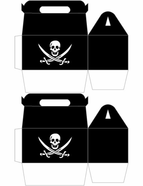 Коробка в пиратском стиле