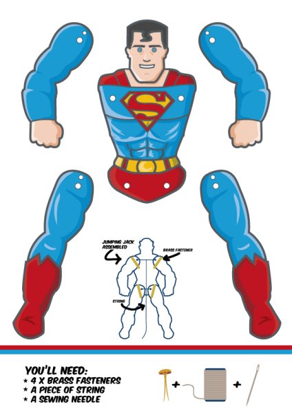 Бумажный Супермен