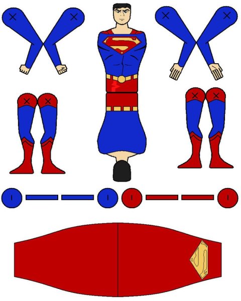 Супергерои из бумаги