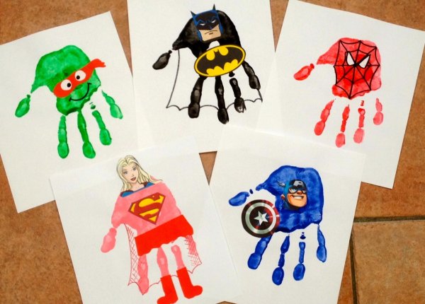 Супергерой аппликация