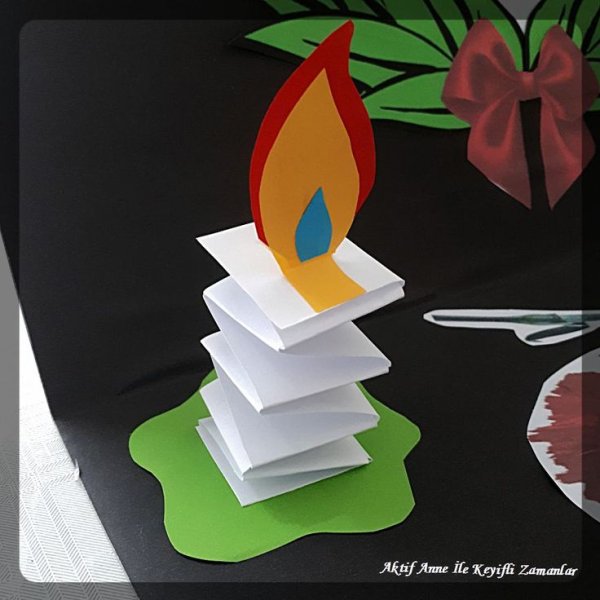 Свеча поделка для детей