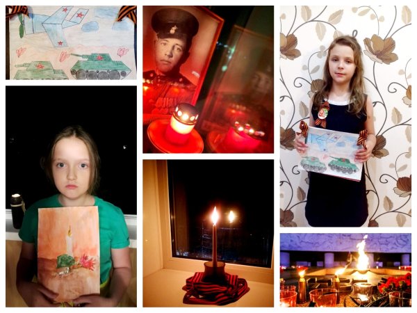 Мастер класс свеча памяти для детей