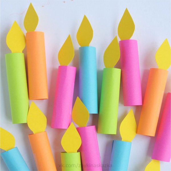 Поделка свеча