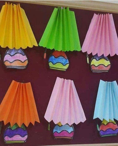 Поделки с цветной бумаги для детей