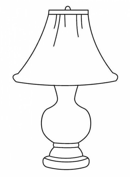 Лампа раскраска